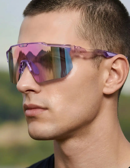 Y2K Trendy Sports Sunglasses, 31G Ultra-Light TR90 Frame, Running & Cycling Sports Eyewear