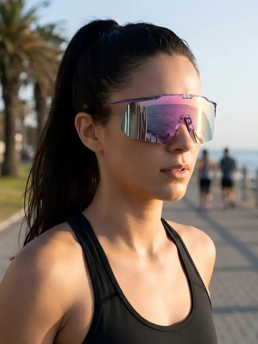 Y2K Trendy Sports Sunglasses, 31G Ultra-Light TR90 Frame, Running & Cycling Sports Eyewear